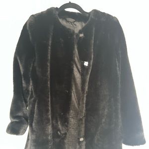Banana republic faux fur jacket